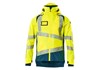 Hard Shell Jacke mit leichtem Futter hi-vis gelb/dunkelpetroleum L